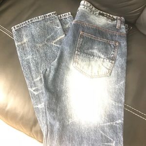 Men's Acid Washed Jeans